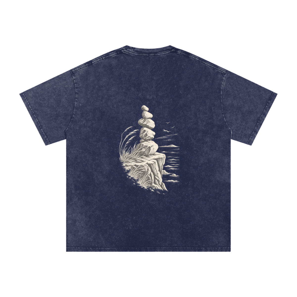 The Winterborn — Snow-Washed Oversized Tee