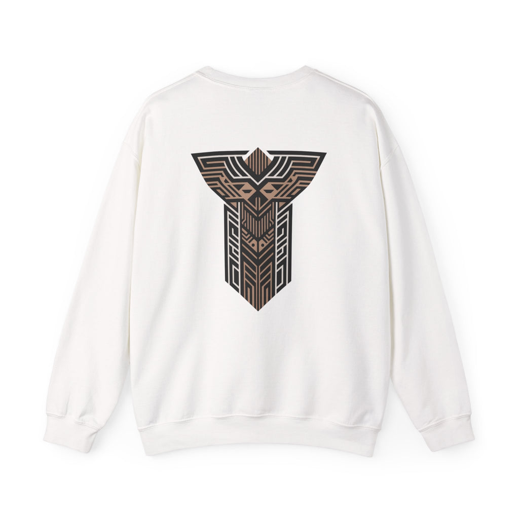 Aven Lore Crewneck Sweatshirt — Geometric Rune Emblem