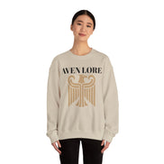 Aven Lore Crewneck Sweatshirt — Vintage Gold Eagle Graphic