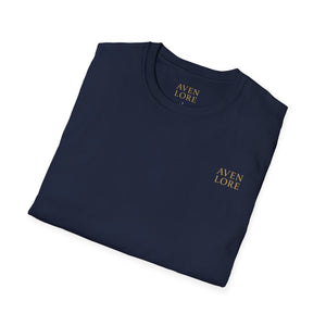 Floral Crest T-Shirt — Vintage Rose Back Print