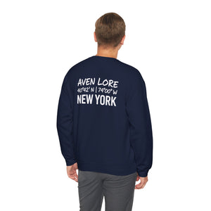 Crewneck Sweatshirt — Aven Lore New York Coordinates Crew