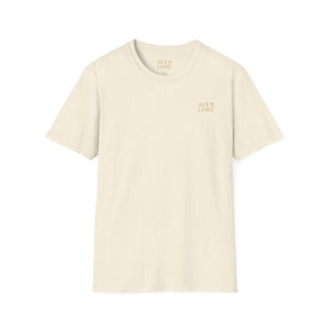 Floral Crest T-Shirt — Vintage Rose Back Print