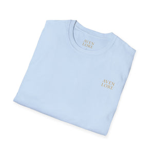 Floral Crest T-Shirt — Vintage Rose Back Print