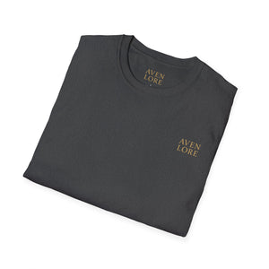 Floral Crest T-Shirt — Vintage Rose Back Print