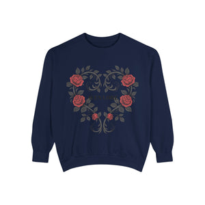 Aven Lore Rose Heart Sweatshirt