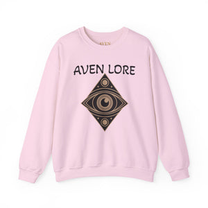 Aven Lore Crewneck Sweatshirt — Mystical Eye Graphic Pullover
