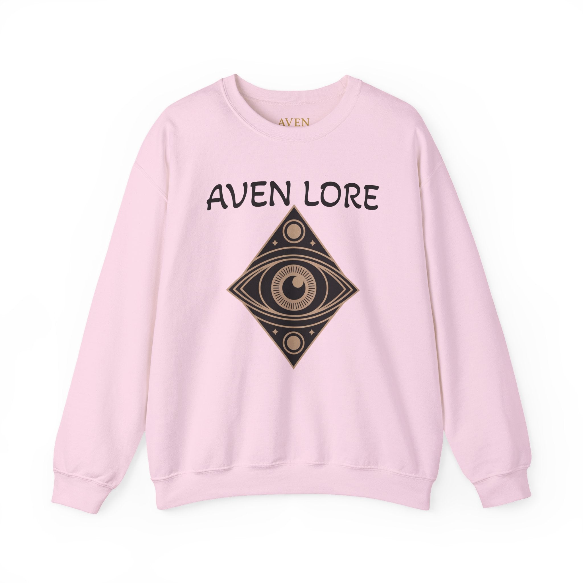 Aven Lore Crewneck Sweatshirt — Mystical Eye Graphic Pullover