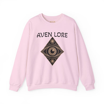 Aven Lore Crewneck Sweatshirt — Mystical Eye Graphic Pullover