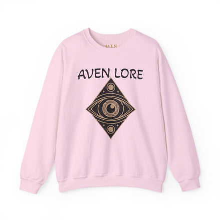 Aven Lore Crewneck Sweatshirt — Mystical Eye Graphic Pullover