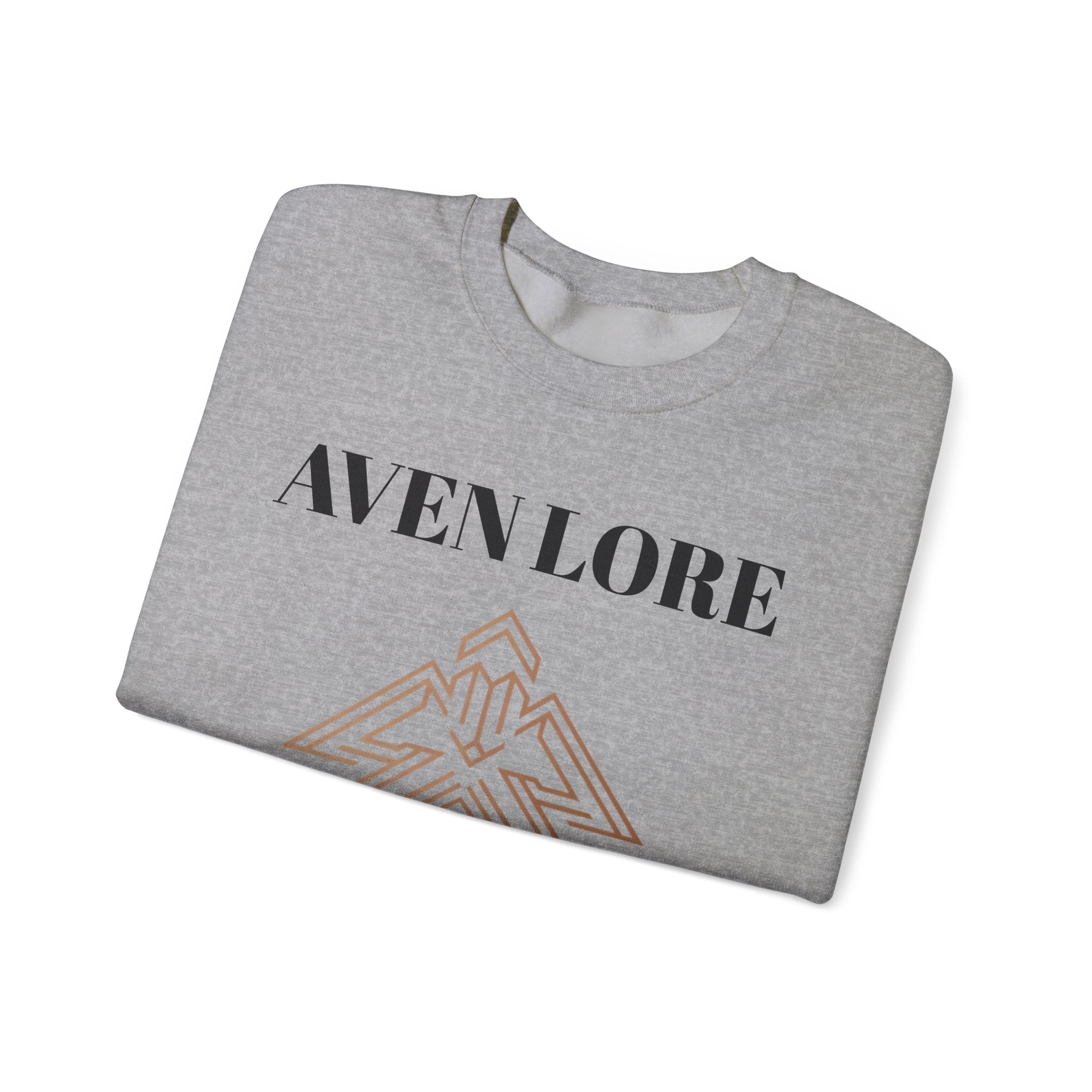 Crewneck Sweatshirt — Aven Lore Geometric Logo Pullover