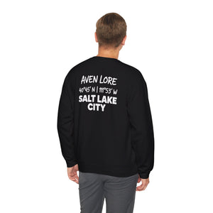 Salt Lake City Coordinates Crewneck Sweatshirt — Aven Lore