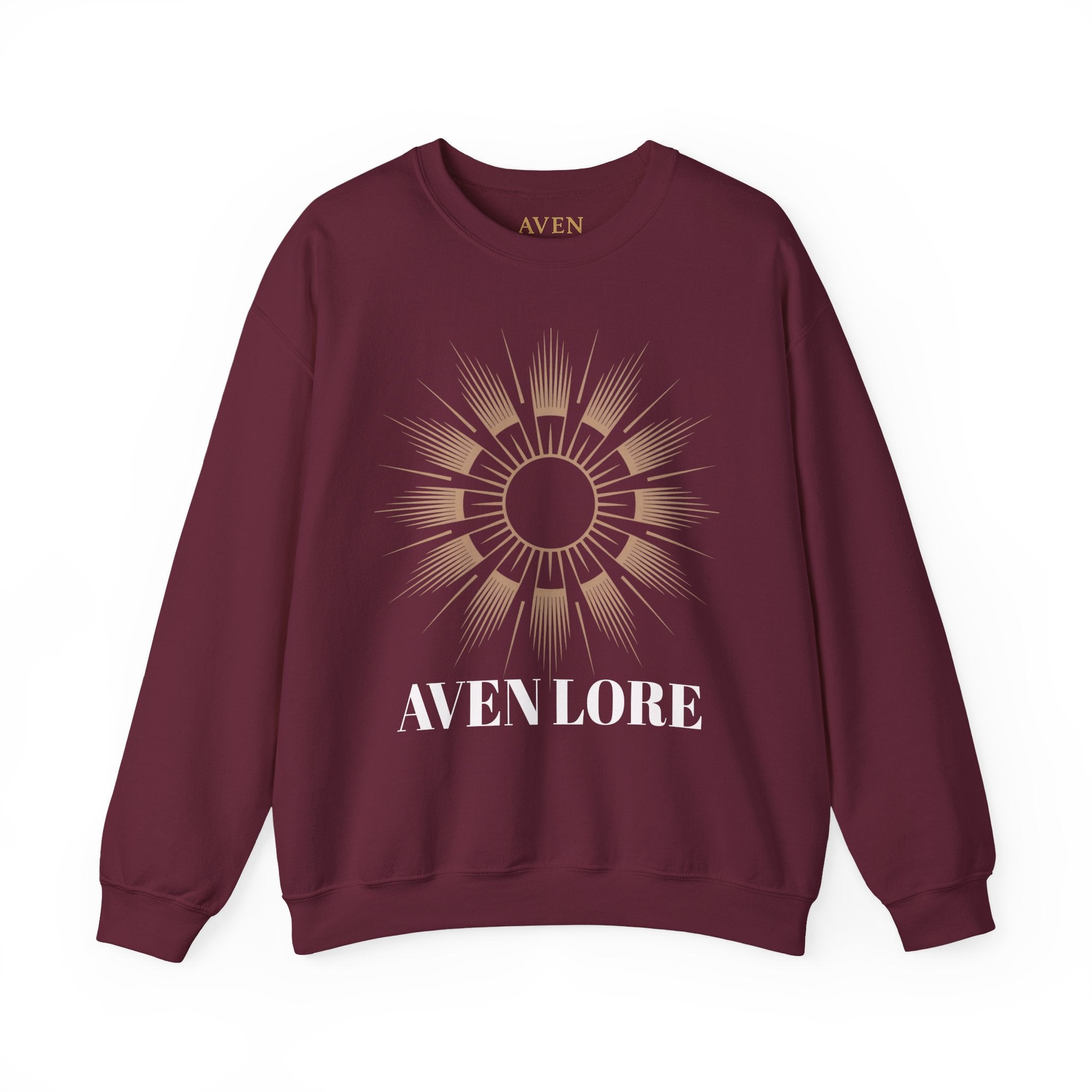 Crewneck Sweatshirt — Aven Lore Sunburst Logo Crewneck