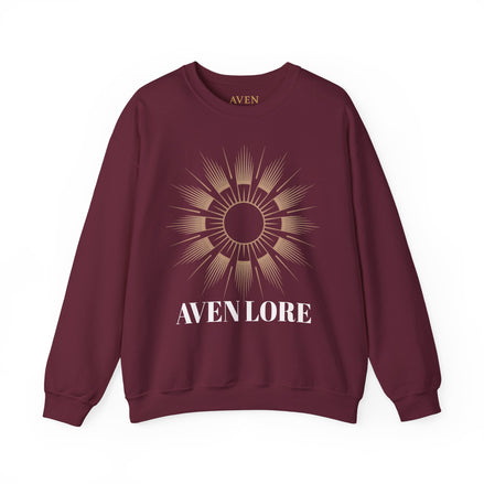 Crewneck Sweatshirt — Aven Lore Sunburst Logo Crewneck