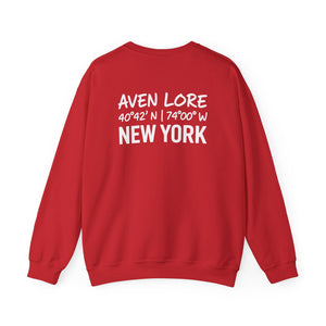 Crewneck Sweatshirt — Aven Lore New York Coordinates Crew