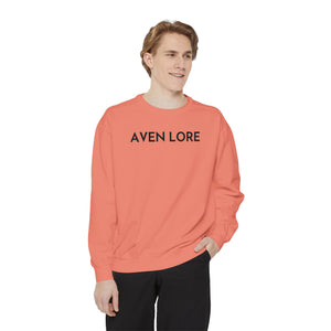 Aven Lore Sweatshirt — Minimalist Text Crewneck Pullover