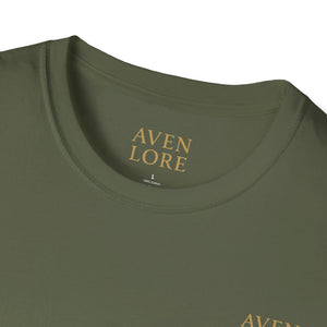 Floral Crest T-Shirt — Vintage Rose Back Print
