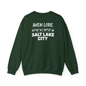 Salt Lake City Coordinates Crewneck Sweatshirt — Aven Lore