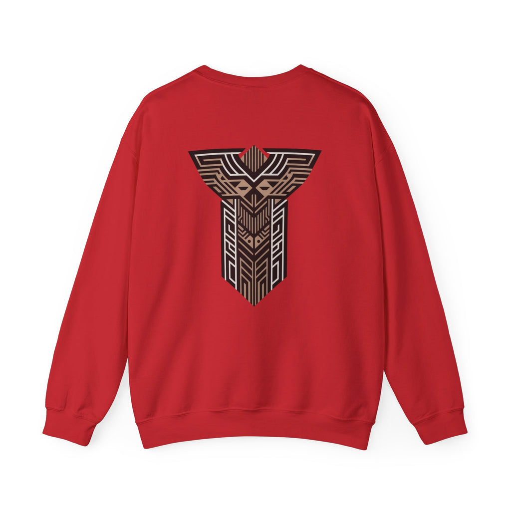 Aven Lore Crewneck Sweatshirt — Geometric Rune Emblem