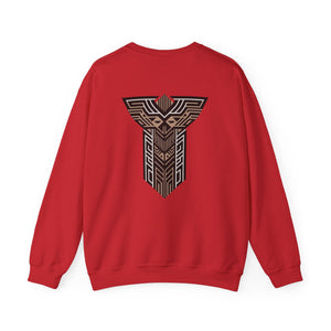 Aven Lore Crewneck Sweatshirt — Geometric Rune Emblem