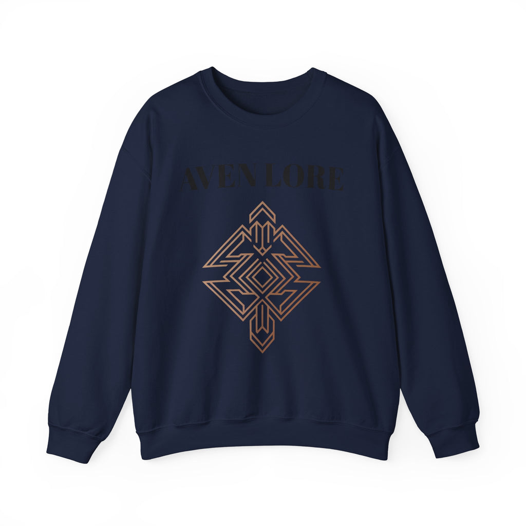 Crewneck Sweatshirt — Aven Lore Geometric Logo Pullover