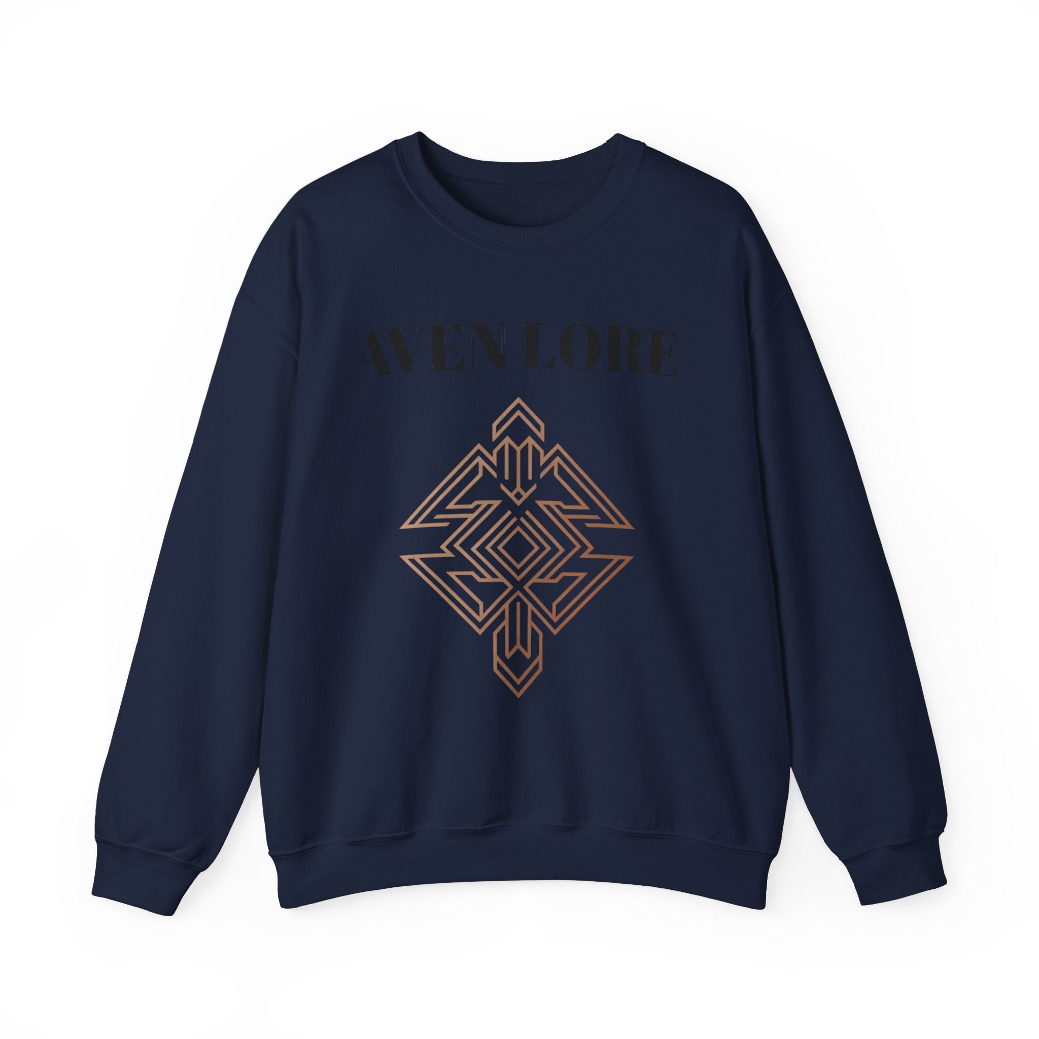Crewneck Sweatshirt — Aven Lore Geometric Logo Pullover