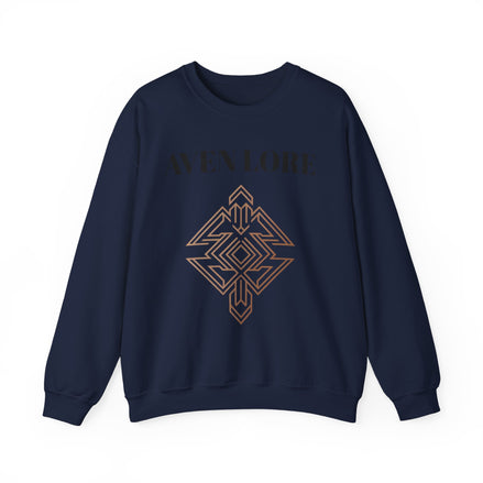 Crewneck Sweatshirt — Aven Lore Geometric Logo Pullover