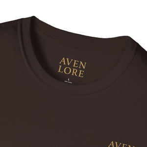 Floral Crest T-Shirt — Vintage Rose Back Print