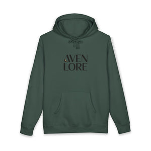 Aven Lore Hoodie — Minimalist Logo Pullover with 3D Block Back Design