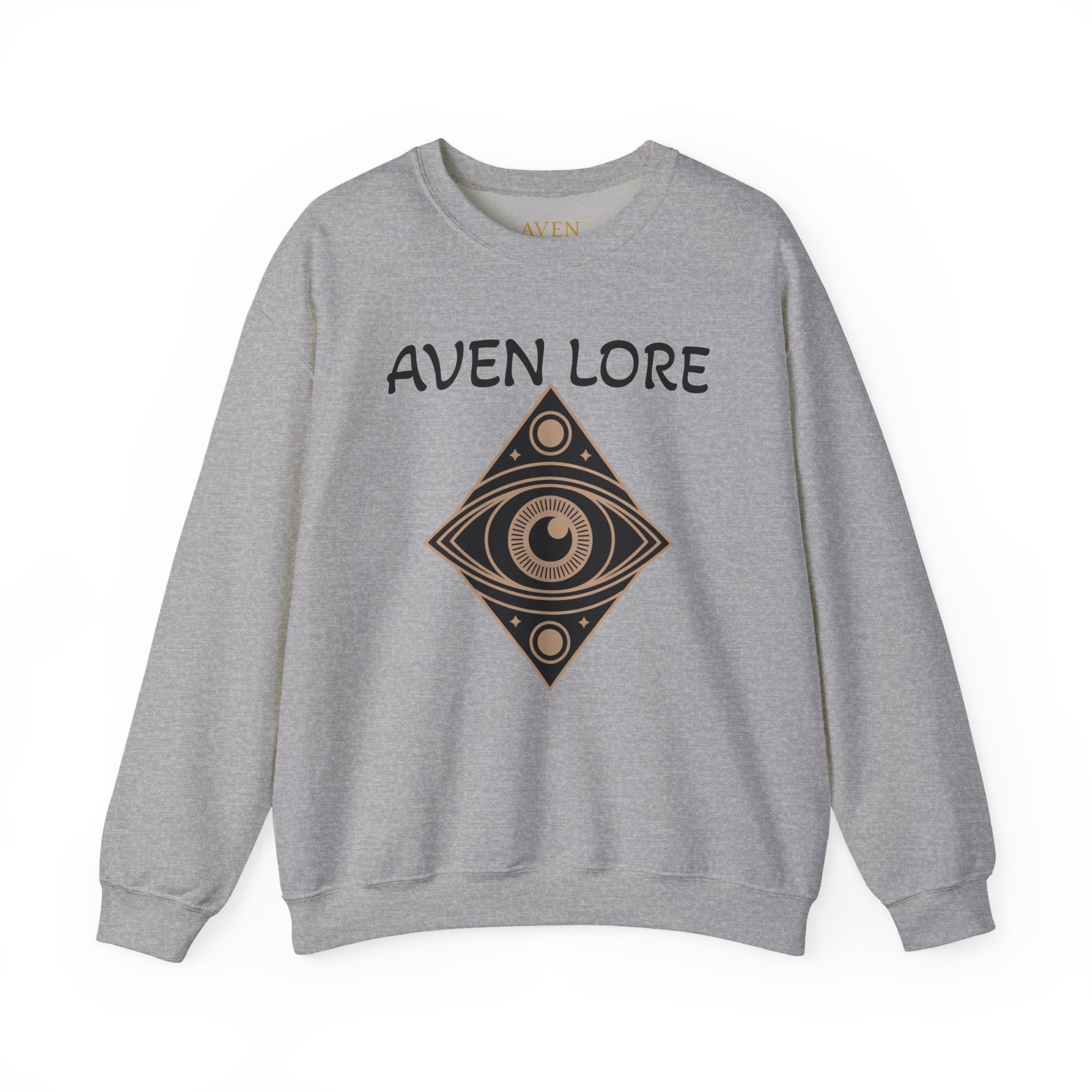 Aven Lore Crewneck Sweatshirt — Mystical Eye Graphic Pullover