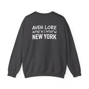 Crewneck Sweatshirt — Aven Lore New York Coordinates Crew