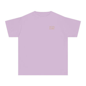 Youth Acorn Graphic Tee — Aven Lore Chest Logo