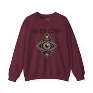 Aven Lore Crewneck Sweatshirt — Mystical Eye Graphic Pullover