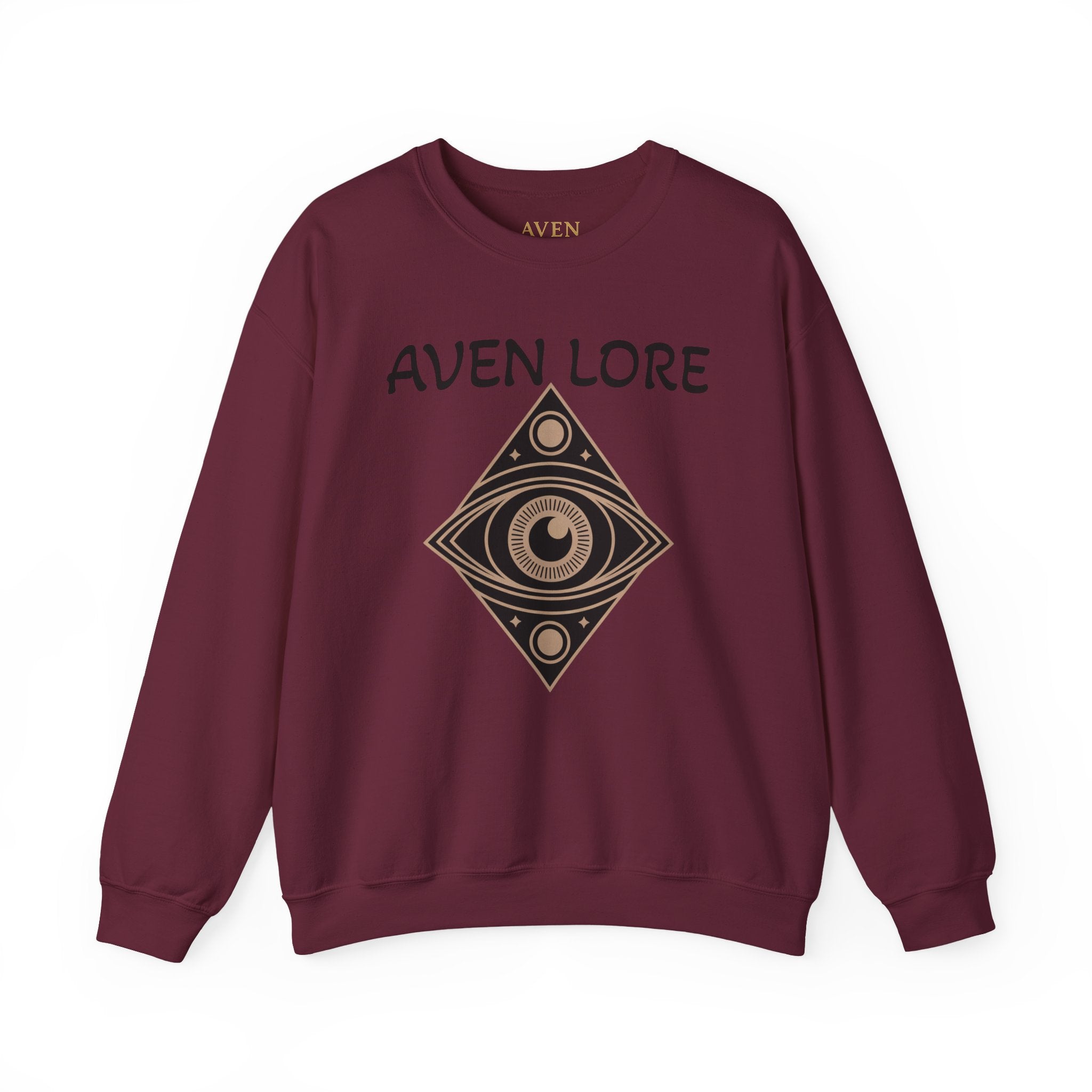 Aven Lore Crewneck Sweatshirt — Mystical Eye Graphic Pullover