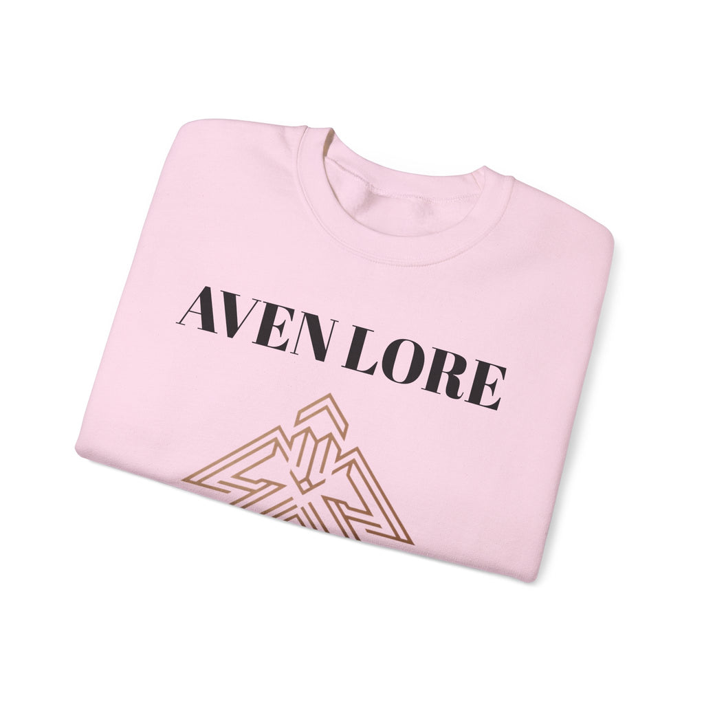 Crewneck Sweatshirt — Aven Lore Geometric Logo Pullover