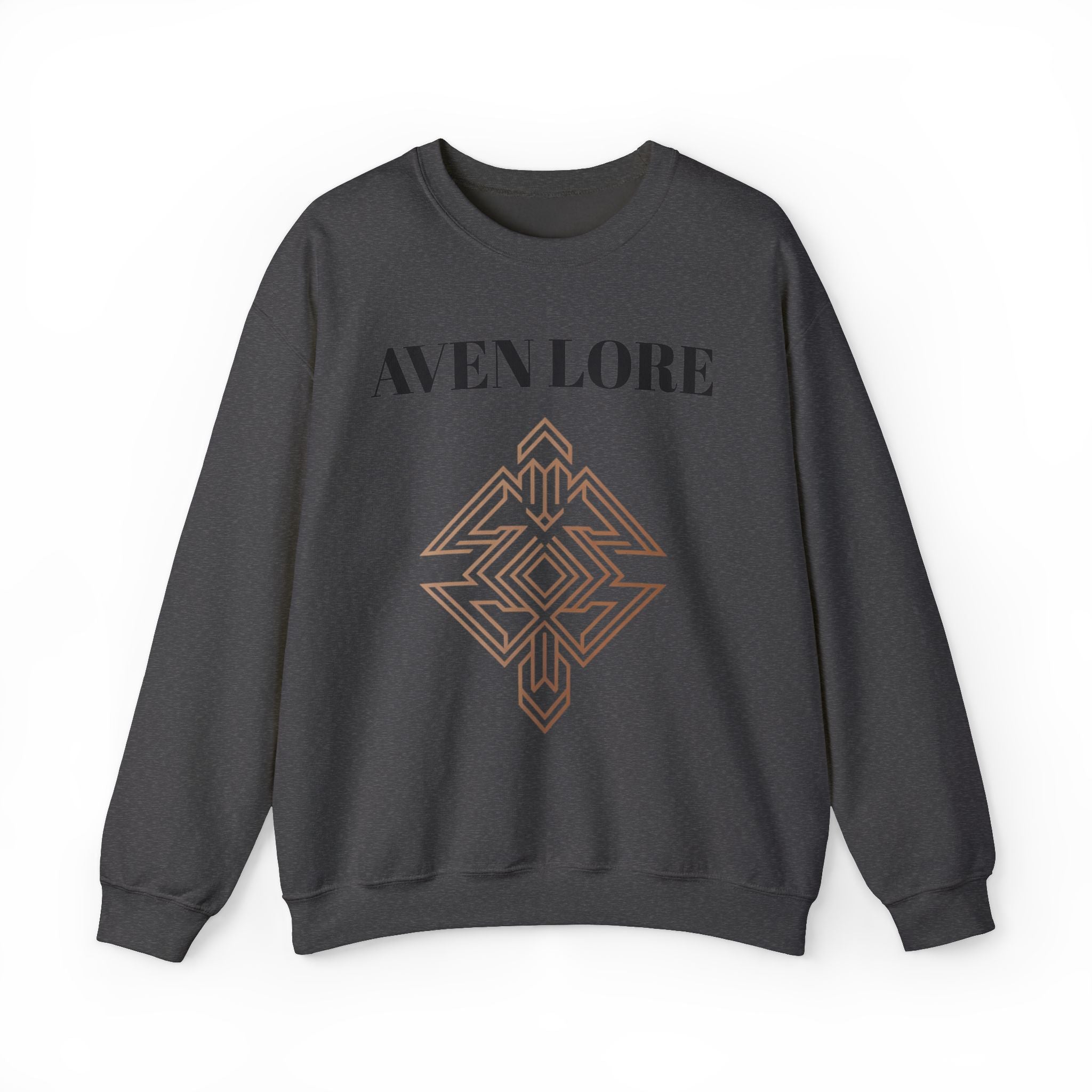 Crewneck Sweatshirt — Aven Lore Geometric Logo Pullover