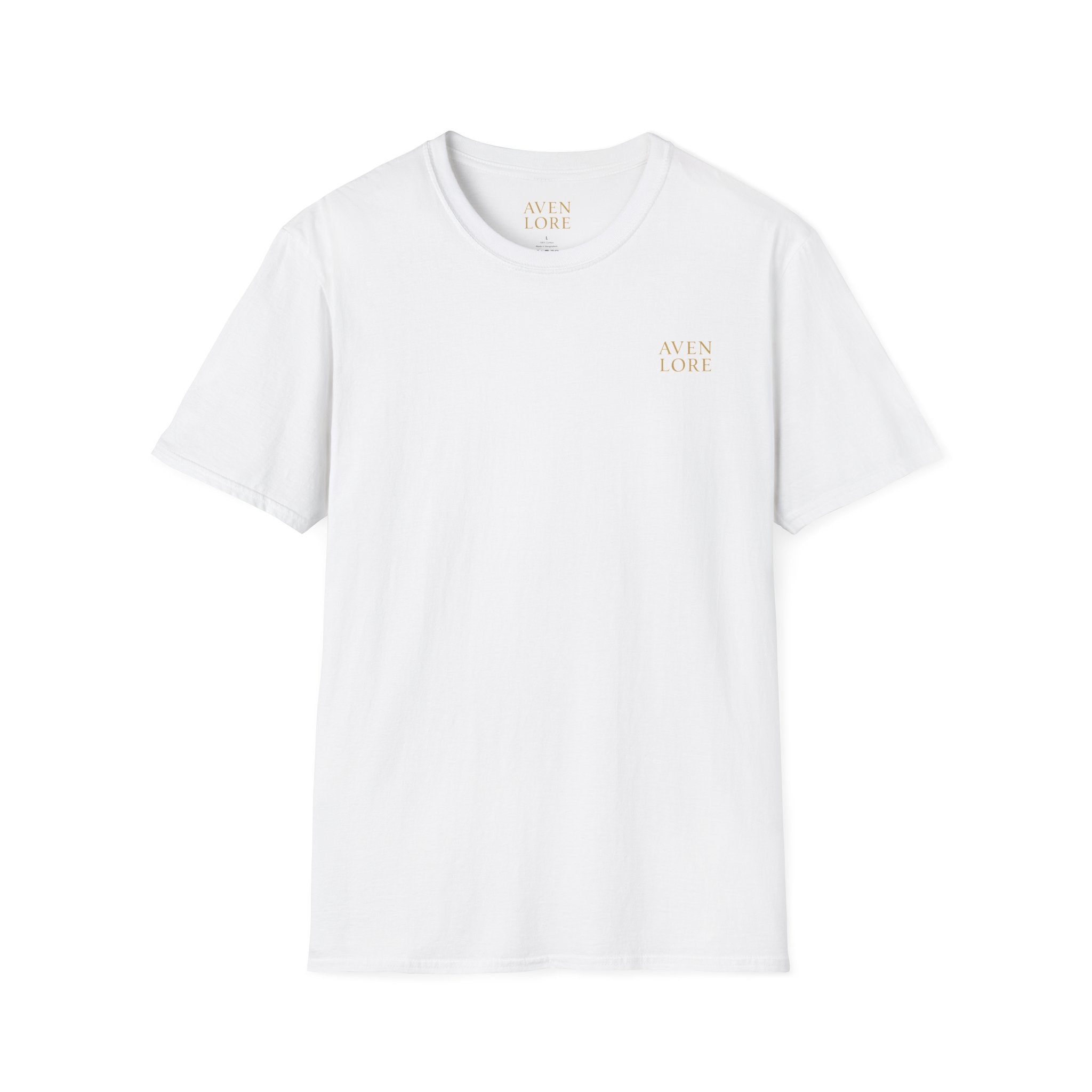 Floral Crest T-Shirt — Vintage Rose Back Print