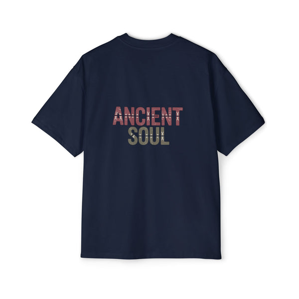 Ancient Soul Oversized Tee - Vintage Retro Graphic Men's T-Shirt