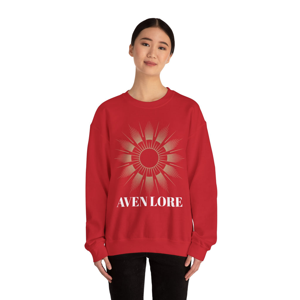 Crewneck Sweatshirt — Aven Lore Sunburst Logo Crewneck