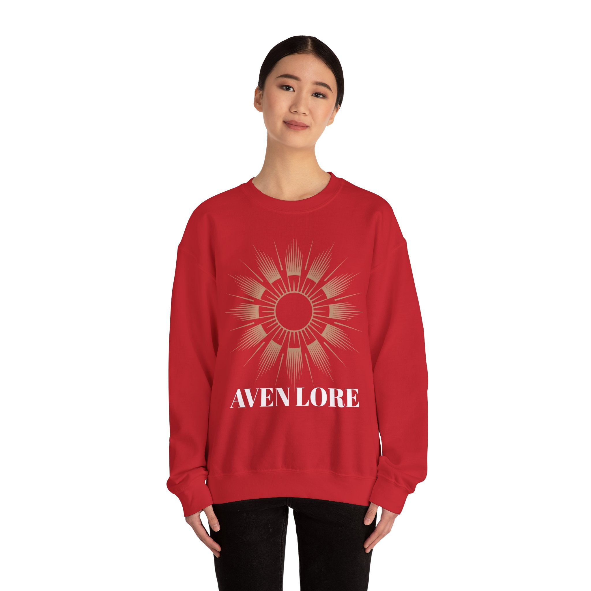 Crewneck Sweatshirt — Aven Lore Sunburst Logo Crewneck