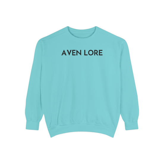 Aven Lore Sweatshirt — Minimalist Text Crewneck Pullover