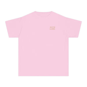 Youth Acorn Graphic Tee — Aven Lore Chest Logo