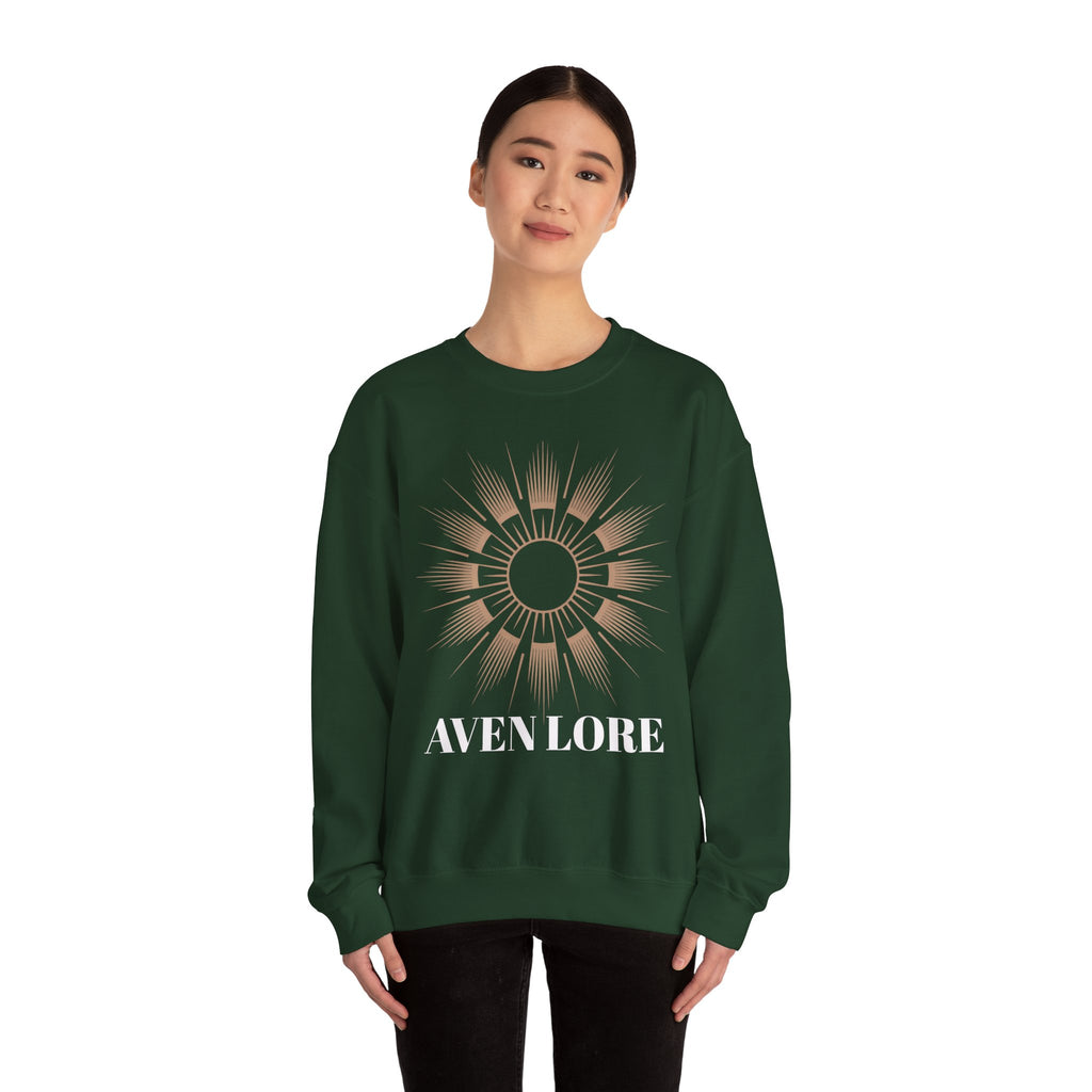 Crewneck Sweatshirt — Aven Lore Sunburst Logo Crewneck