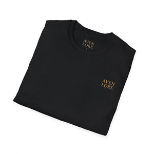 Floral Crest T-Shirt — Vintage Rose Back Print