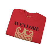 Aven Lore Crewneck Sweatshirt — Vintage Gold Eagle Graphic