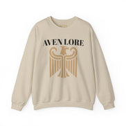 Aven Lore Crewneck Sweatshirt — Vintage Gold Eagle Graphic