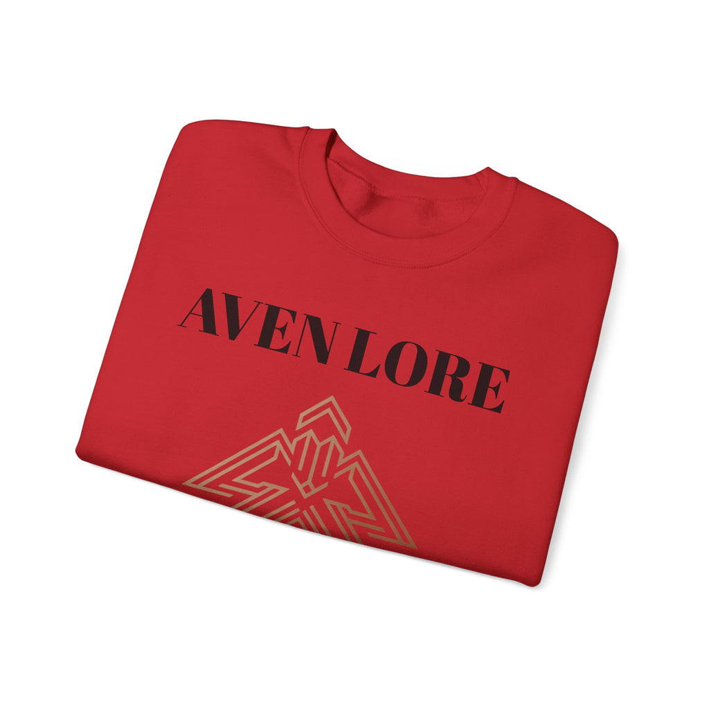 Crewneck Sweatshirt — Aven Lore Geometric Logo Pullover