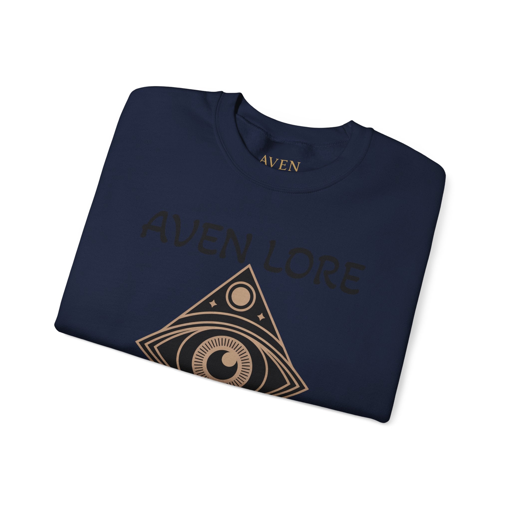 Aven Lore Crewneck Sweatshirt — Mystical Eye Graphic Pullover