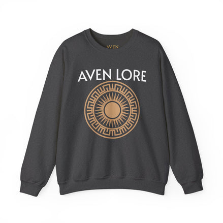 Aven Lore Sweatshirt — Mythic Sun Emblem Crewneck