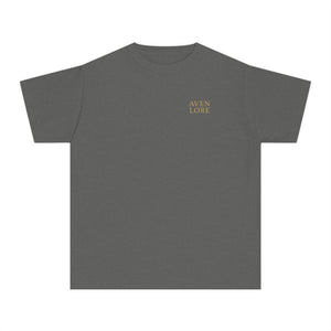 Youth Acorn Graphic Tee — Aven Lore Chest Logo