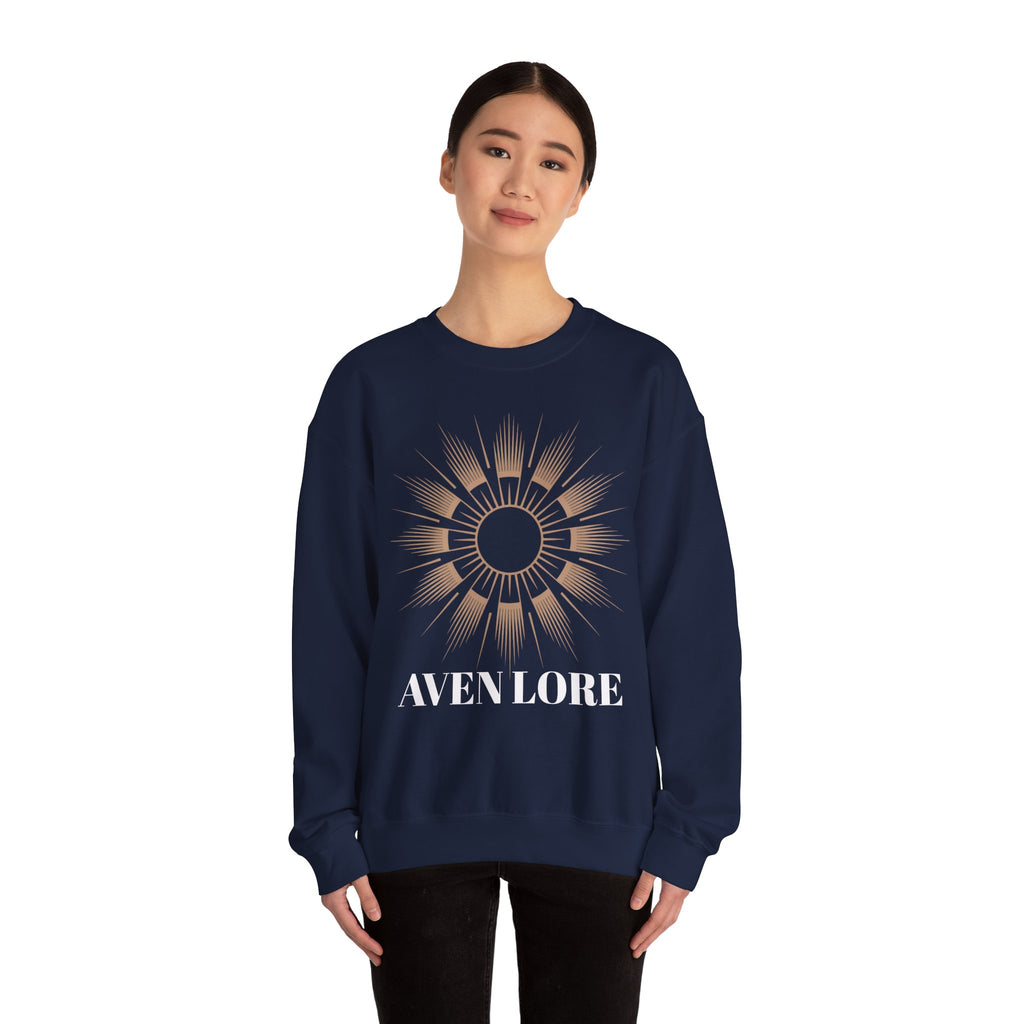Crewneck Sweatshirt — Aven Lore Sunburst Logo Crewneck